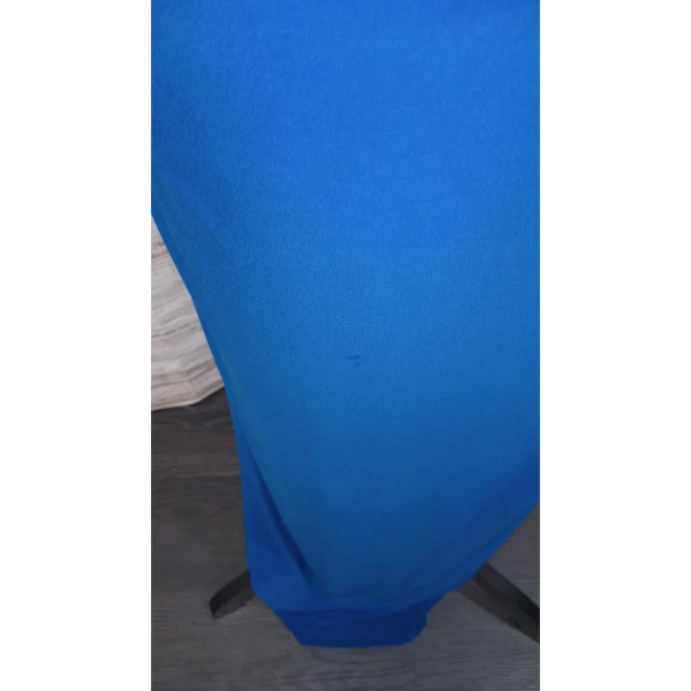 Ralph Lauren Cobalt Blue Evening Gown With One Shoulder Broach Size‎ 10